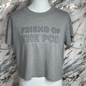 Friend of the Pod Cropped T-Shirt